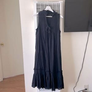 Urban outfitters black midi length dress